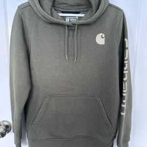 Carhartt Men's Green Pullover Hoodie